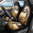 thumbnail image 2 of POLERO Polyester Fabric Front Seat Covers 2 Pack, All Season Protection Universal Size Car Seat Covers for Men and Women, 2 of 13