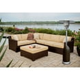 Hanover Outdoor 7Ft. 41,000 BTU Round Wicker Propane Patio Heater