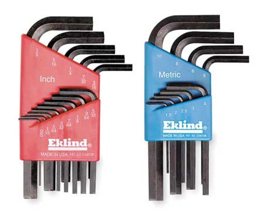 EKLIND 10122 22 Pc. SAE/Metric LShaped Hex Key Set
