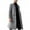 Gray, variant on LYXSSBYX Winter Jackets for Men Clearance Men's British Style Solid Color Long Coat Fashionable Warm Woolen Overcoat