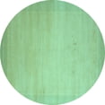 thumbnail image 1 of Ahgly Company Indoor Round Abstract Light Blue Contemporary Area Rugs, 8' Round, 1 of 4