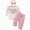 A6-Pink, variant on Baby Girl Bodysuit Outfits Long Sleeve Romper Bodysuit Tops Pants Set Cute Fall Winter Clothes