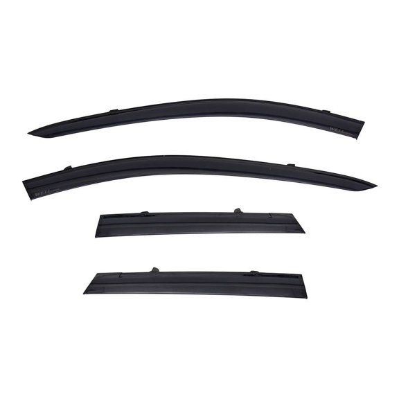 Wellvisors Side Window Visors Wind Deflectors Rain Guard Premium Series for 2022 2023 2024 Hyundai Santa Cruz 3-847HY029
