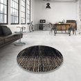 thumbnail image 4 of Ahgly Company Machine Washable Indoor Rectangle Abstract Gray Area Rugs, 2' x 4', 4 of 7