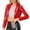 Red, variant on Women's Leather Jacket Shiny Metallic Long Sleeve Cropped Motorcycle Coat Women Extra Long Jacket Winter Coat Womens plus Size Fall Jacket Women Wool Coat Short Synthetic down Coat plus Size Fitted