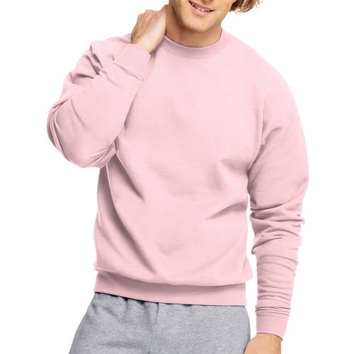 men's pink crew neck sweater