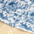 thumbnail image 6 of ZEHJUHAN Infant Girls Bunny Printed Easter Dress with Lace Accent Ruffle Tutu Skirt A-Line Outfit Blue，3-6M, 6 of 7