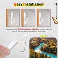 thumbnail image 5 of 4/1PCS Concrete Wall Hooks, NonTrace Picture Hanger for Wooden/Stucco/Plaster/Hard Wall, No Damage or Drilling Picture Hooks for Hanging Picture, Artwork, Clocks, 5 of 7