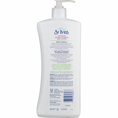 St Ives Softening Coconut and Orchid Body Lotion, 21 Oz