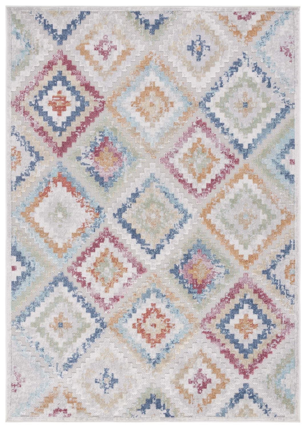 SAFAVIEH Cabana Carina Geometric Indoor/Outdoor Area Rug