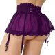 thumbnail image 1 of Minifalda con cordones y tirantes de falda transparente de lencería sexy para mujer (materiales de alta calidad), 1 of 2