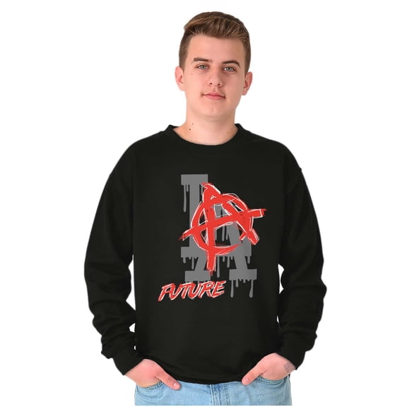 Urban Streetwear LA Future Paint Drip Sweatshirt for Men or Women Brisco Brands S