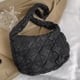thumbnail image 5 of Bolsos de mano acolchados de nailon para mujer, bolsos de hombro, bolsos de compras pequeños Hobo (negro), 5 of 8
