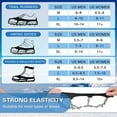 thumbnail image 6 of Ice Cleats Snows Crampons Walk Traction Cleats for Boots Shoes, 19 Teeths Grippers Men Women Anti Slip Traction Cleats for Hiking Fishing Mountaineering, 6 of 7