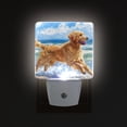 thumbnail image 3 of Cute Golden Haired Dog Playing Water Night Light 2 Pack LED Nightlight Plug into Wall Dusk to Dawn Sensor Soft White, 3 of 7