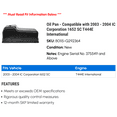 thumbnail image 2 of Pan - Compatible with 2003 - 2004 IC Corporation 1652 SC T444E International, 2 of 2