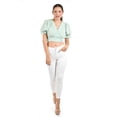 thumbnail image 4 of Crop top con abertura Roman Fashion /Juvenil, 0604 (Verde) verde G, 4 of 4