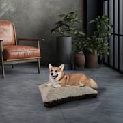 Open Box Aspen Pet 36x27 Faux Leather Gusset Pillow Pet Bed Removeable Cover