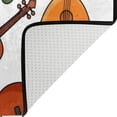 thumbnail image 4 of Dreamtimes Lightweight Soft Area Rugs 31x20 Inch, Music Instruments Floor Mat Doormat for for Rooms Entrance Hardwood Floor Living Room 2'7" x 1'8"） Nursery Rugs, 4 of 6