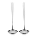 thumbnail image 1 of 2 cucharones de acero inoxidable con mango largo, cuchara para agua, cuchara para sopa, suministros para el hogar, 1 of 5