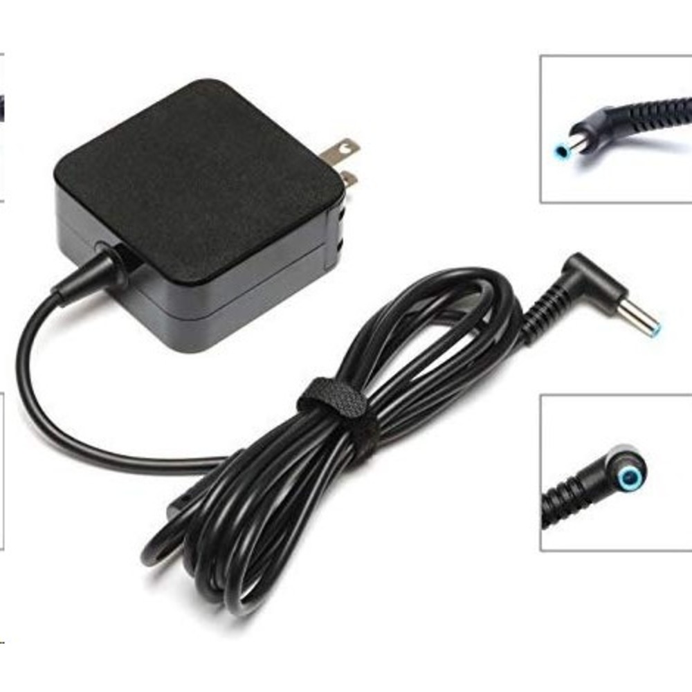 45W HP Genuine 19.5v 2.31a Travel Power Adapter 4.5mm 845611001 Blue