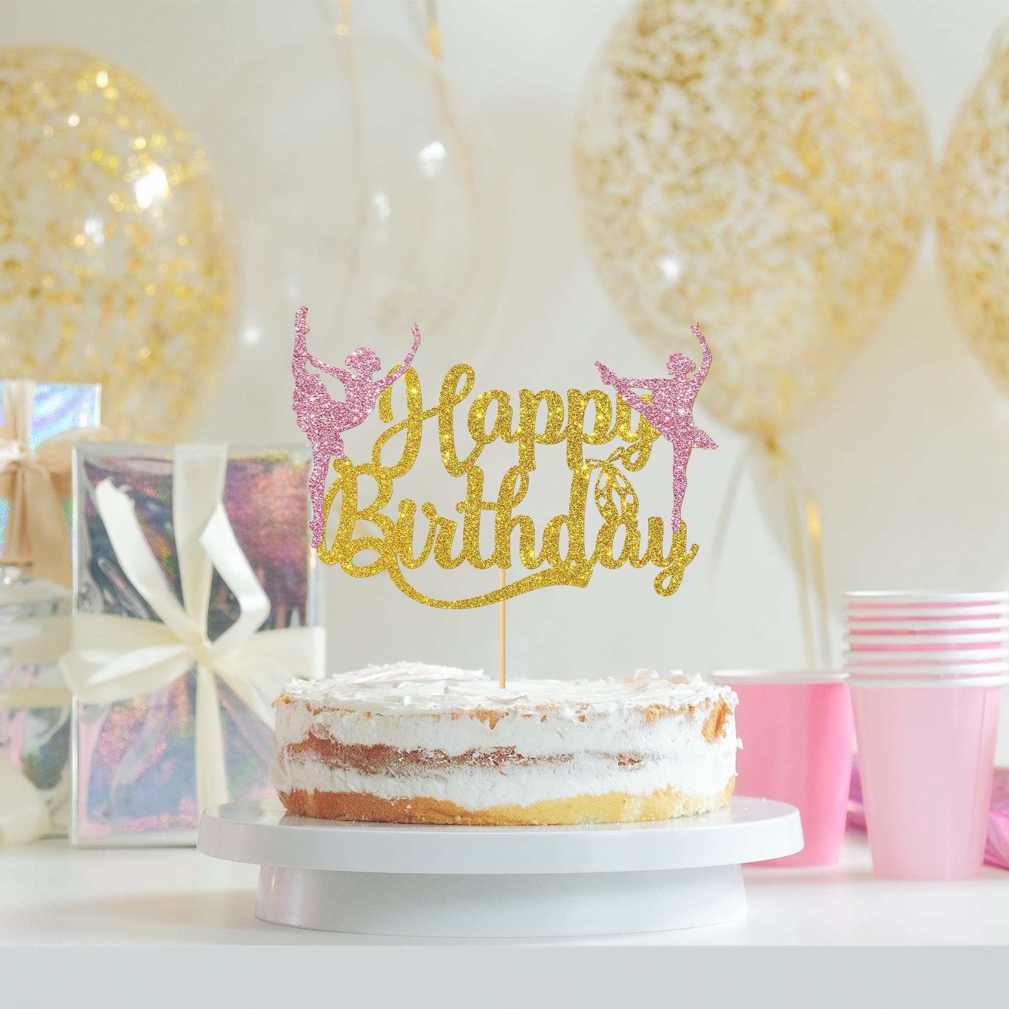 Ballett Cake Topper – Ballerina-Mädchen Zum Geburtstag