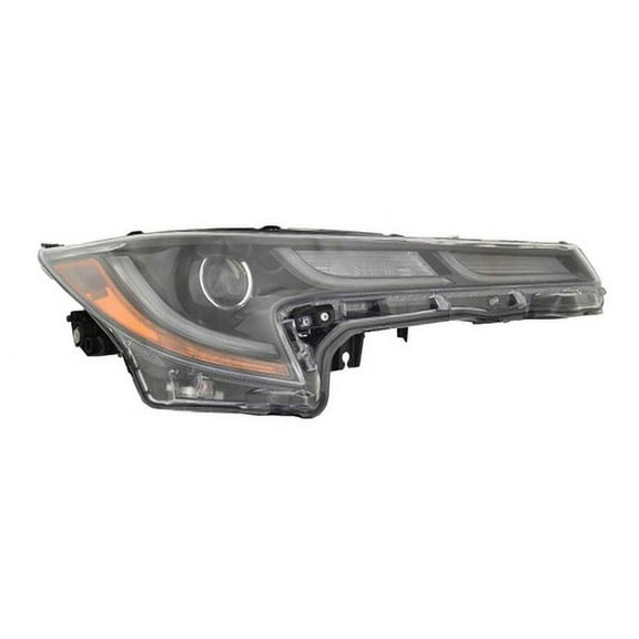 Depo 312-11BDR-ACN2 Headlight, Rh, Black Housing, Clear Lens, With Led Drl