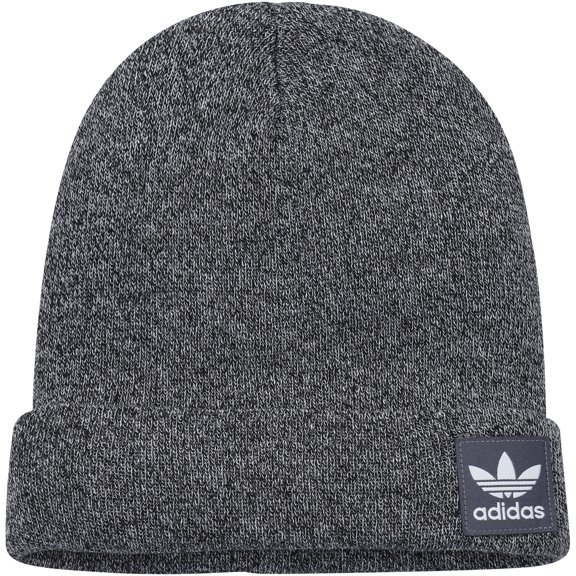 Men's adidas Originals Heather Black Grove Cuffed Knit Hat - OSFA