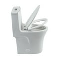 thumbnail image 4 of Spaco 1.1/1.60 GPF Dual-Flush One Piece Toilet,Button on Tank top S-trap, Water-Saving Elongated Comfort Height Floor Mounted, Soft Closing Seat,1000 Gram Map Flushing Score Toilet, White, 4 of 15