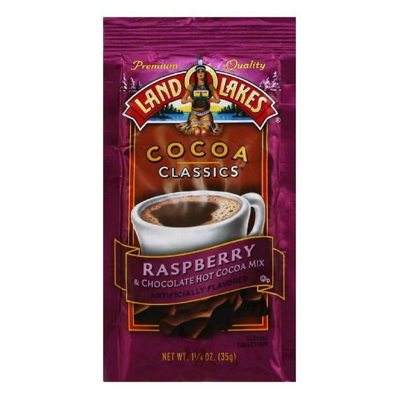 Land O Lakes Cocoa Classics Chocolate & Raspberry, 1.25 OZ (Pack of 12)