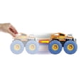thumbnail image 2 of Hot Wheels Monster Trucks 1:43 Scale Rev Tredz Vehicle Bone Shaker with Friction Motor, 2 of 3