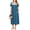 Dog Footprints, variant on Long Nightgown for Women Short Sleeve Sleepwear Plus Size Loungewear Mumu Dress Lounge Dress with Pockets