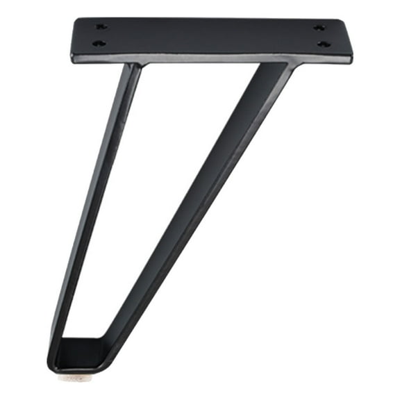 Tineasur Black Metal Table Legs, Heavy Duty Strong and Stable Furniture Legs for Projects and Home Improvement