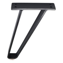 Tineasur Black Metal Table Legs, Heavy Duty Strong and Stable Furniture Legs for Projects and Home Improvement