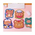 thumbnail image 2 of Mouse Pad Soft Anti-slip Cartoon Cute Bear Computer Mouse Cushion Desk Mat for Office - B, 2 of 5