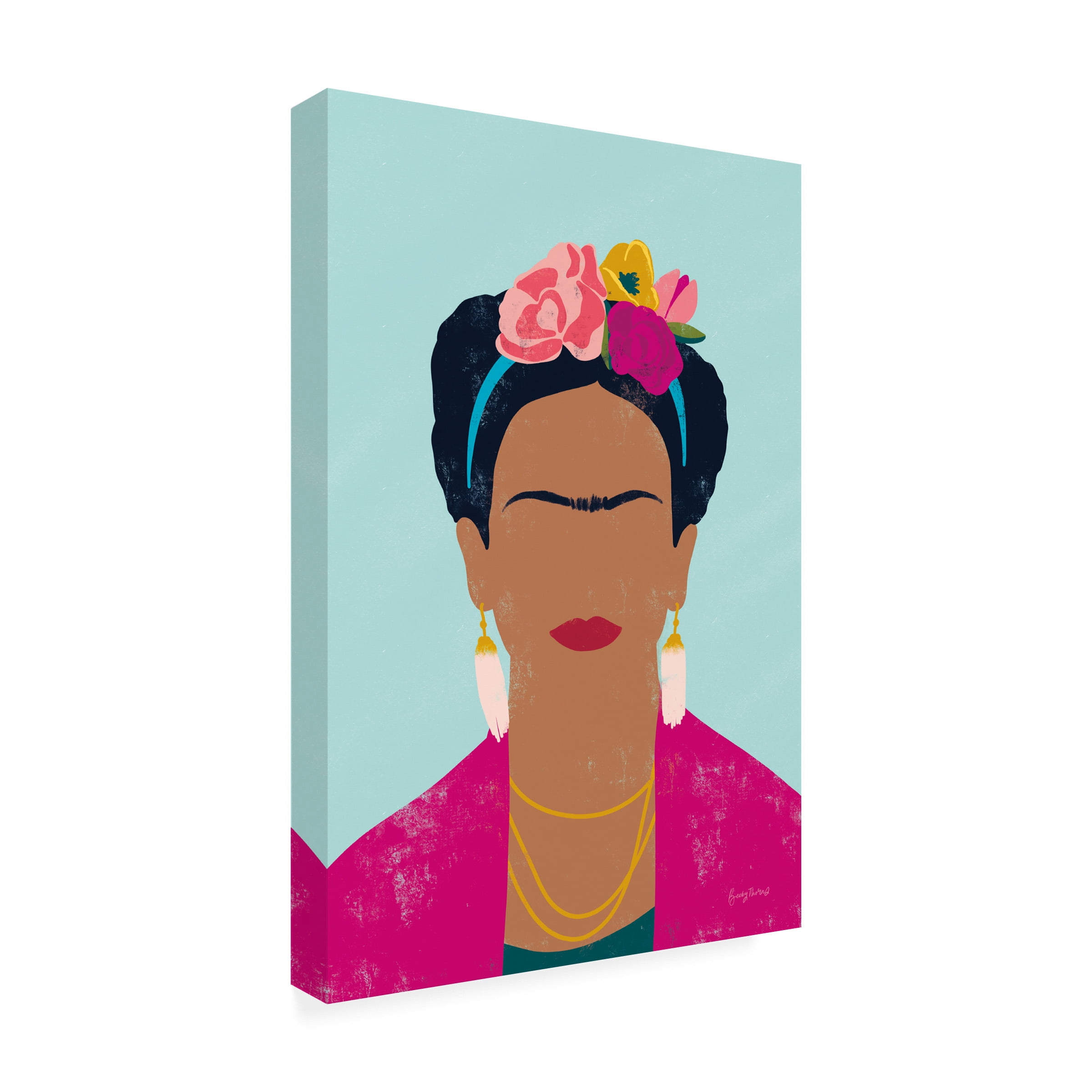 Becky Thorns 'Frida Kahlo I' Canvas Art