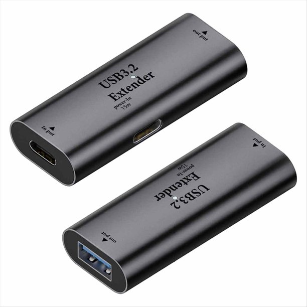 Adaptador USB C A USB A, Adaptador USB C A USB A 3,2, 15W de Potencia USB C Hembra A USB A Hembra Convertidor para Portátil, Cámara