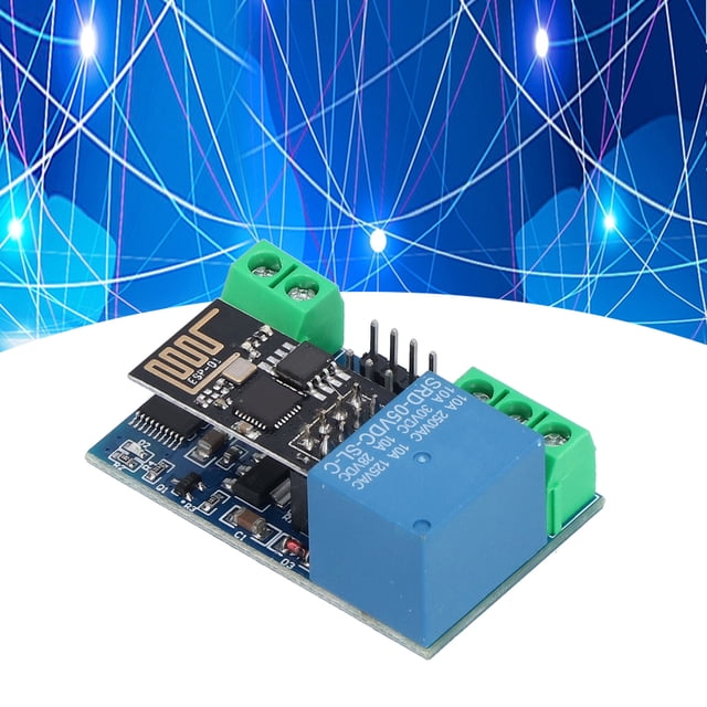 QIILU Module de Relais 5V, Module de Relais WiFi 5V, Module de Relais WiFi, Interrupteur de Contrôle à Distance par Application Téléphonique pour Système d'Automatisation Maison Intelligente 5V ESP8266