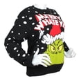 thumbnail image 3 of Suéter Grinch Talla CH Ugly Merry Whatever Copos de Nieve Negro, 3 of 4