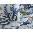 thumbnail image 3 of Ambesonne Wild Flowers Quilted Bedspread Set 3 Pcs, Jungle Boho Lily Bloom, Queen, Apple Green Dark Lavender, 3 of 4