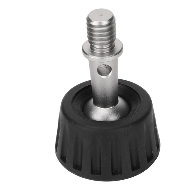 Tripod Foot Pad, Monopod Leg Pad Lightweight Easy To Install Wide Use 3/8in Screw Interface Stainless Steel Anti Skid With Socket Head Wrench For Shooting ANGGREK AF2266