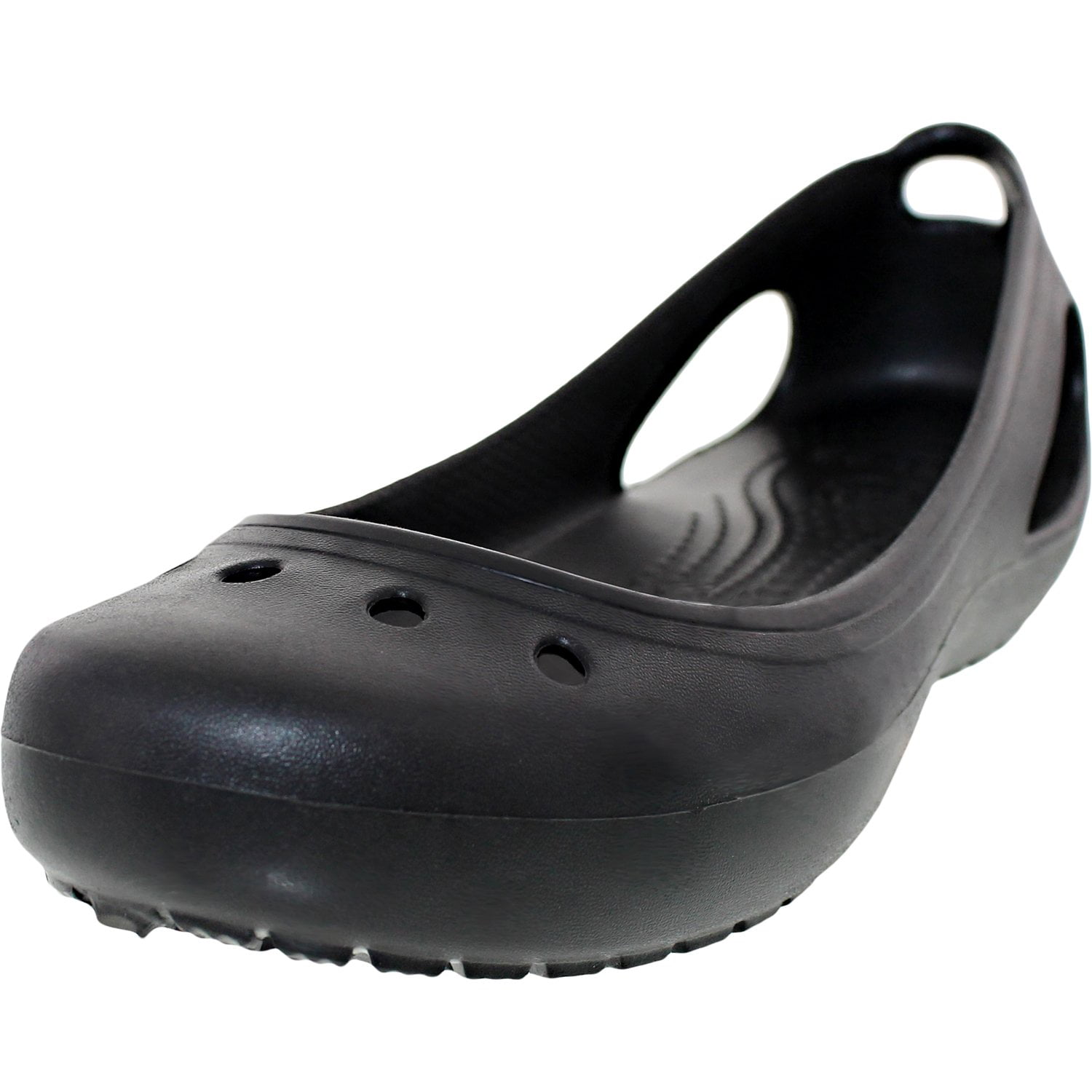 Nice Black Crocs Ballerina Flats Size Strap Around Ankle | My XXX Hot Girl