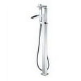 thumbnail image 6 of ALFI brand AB2843-PC Polished Chrome Single Hole Floor Mounted Waterfall Tub Filler, 6 of 10