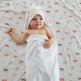 thumbnail image 2 of Parent's Choice 2-pack 30" x 30" Cow Hooded Towel, 2 of 11