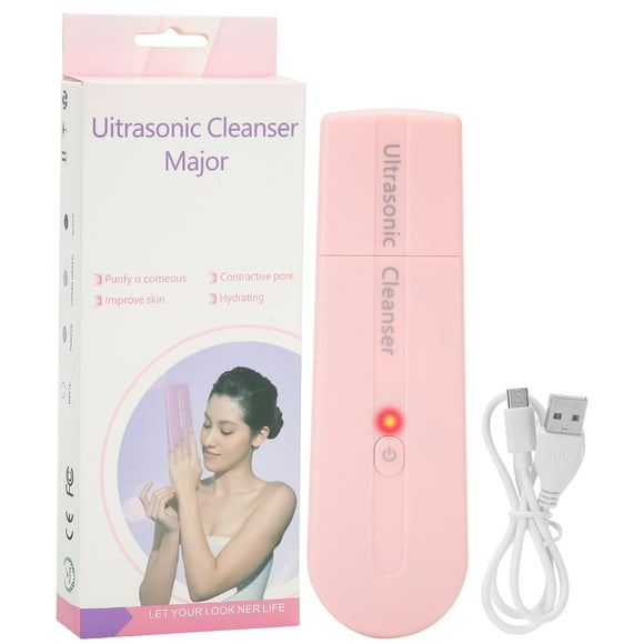 Depurador facial, limpiador de poros, máquina exfoliante ultrasónica para el cuidado de la piel.