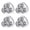 Z1-Clear, variant on Mini Swivel Wheels,Self Adhesive Caster Wheels for Countertop - Furniture Sliders and Appliance Rollers for Kitchen, Coffee Machine, Blender, Oven,for Small Appliance Storage Bins(Black)