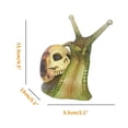 thumbnail image 2 of Esqueleto De Caracol De Terror, Estatua De Caracol De Jardín, Adorno De Resina Para Decoración Del Hogar Vogacara HA043107-02, 2 of 6