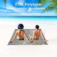 thumbnail image 6 of Waterproof lightweight picnic blanket portable picnic mat suitable for outdoor travel camping hiking, 6 of 7