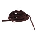 thumbnail image 4 of Cordón de cuero suave Cuerda de gamuza Cuerda trenzada Cordón Artesanía Joyería DIY Marrón oscuro Sunnimix Cordón de gamuza para hacer joyas, 4 of 7