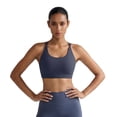 thumbnail image 2 of RUNNING GIRL Sports Bra for Women High Impact Padded Longline Workout Tank Top Crisscross Back Yoga Fitness Bra, 2 of 4